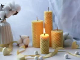 Rolled Beeswax Candles
